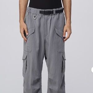Adidas Y-3 Charcoal Cargo Pants